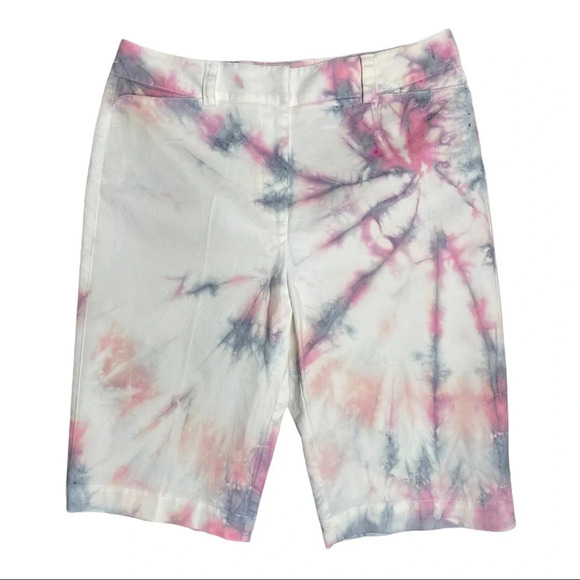 🛍️3/$40 Talbots Shorts Upcycled Hand Dyed Shorts Size 10 - Picture 8 of 8